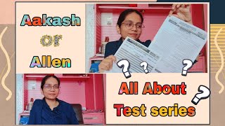 Best test series for NEET  All about Allen test series neet allen aakash testseriesforneet [upl. by Tigges]