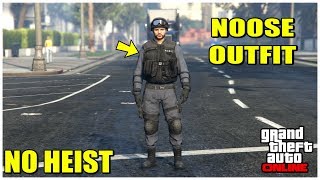 GTA 5 NOOSE OUTFIT amp POLICE OUTFIT 150 NO HEIST GTA 5 NOOSE amp COP OUTFIT 150 PS4 [upl. by Sirret]