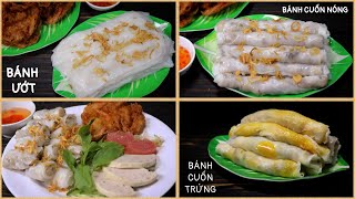 Chia Sẻ Cách Pha Bột Làm Bánh Ướt  Bánh Cuốn  Bánh Cuốn Trứng Và Cách Pha Nước Mắm Ngon Để Mở Quán [upl. by Neraa]