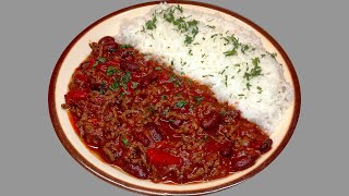 Chilli con carne s rýží recept [upl. by Howlond]