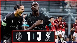 Ac Milan vs Liverpool 13 All Goals amp Highlights KonateVan Dijk amp Szoboszlai [upl. by Raynata]