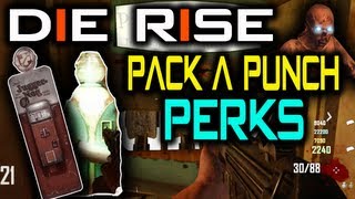 Die Rise PackAPunch  Perk Machine Locations [upl. by Sairahcaz]