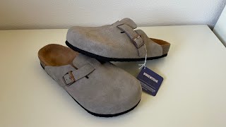 DHgate Birkenstock Boston Unboxing  Review [upl. by Llennoc]