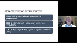 KOMØKwebinar Orden i eget hus  ny kommunelov med styrket fokus på internkontroll [upl. by Cirde]