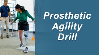 Amputee Sport and Agility Drill Prosthetic Training Episode 15 [upl. by Kaja]