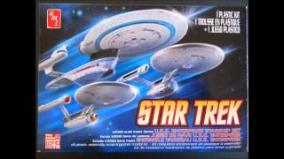 AMT Round 2 Star Trek Starship Set Model Kit Review [upl. by Carri764]