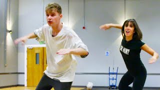 HRVY learns to jive Strictly Come Dancing 251020 [upl. by Sinaj]