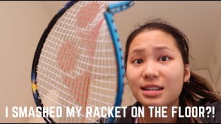 I BROKE MY RACKET playing qualifications debrief dinner [upl. by Eigger94]