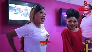 Bobrisky and Toyin Abraham dance Shaku Shaku at the Ikeja City Mall [upl. by Butterworth]