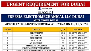 FREESIA electromechanical llc dubaijob gulfjobb azizi gardenia dubaibestcompqny [upl. by Nitas669]