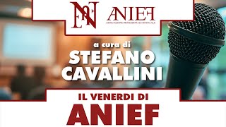 IL VENERDI DI ANIEF A CURA DI STEFANO CAVALLINI [upl. by Thierry447]