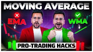 PROTRADING Moving Average Indicator HACKS  EMA amp WMA Trading Strategy  Share Market Trading [upl. by Aizek]