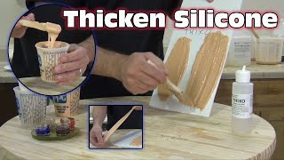 Moldmaking Tutorial Thickening Silicone For Brushon Molds and SPFX [upl. by Richel]