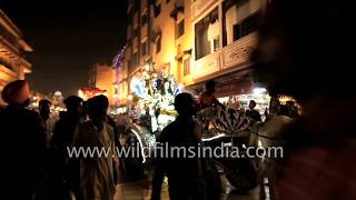 Tableaux of Indian gods in Dharam Singh market of Amritsar [upl. by Jaqitsch]