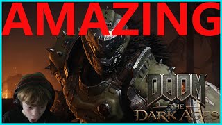 Doom The Dark Ages Trailer  Reaction Video 4K [upl. by Dnesnwot]