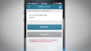 Reschedule driving test appointment via UAEMOI APP [upl. by Norga763]