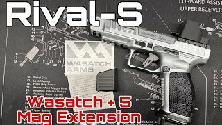 Canik RivalS Wasatch Mag Extension  Plus 5 Install and Review [upl. by Trometer235]