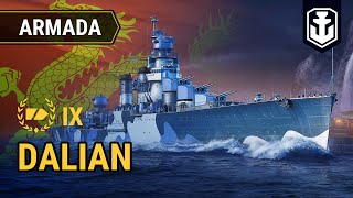 Armada Dalian — PanAsian Tier IX cruiser  World of Warships [upl. by Ninos]