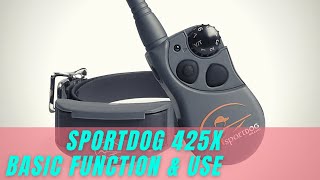 SportDog 425X Basic Function [upl. by Nomde]