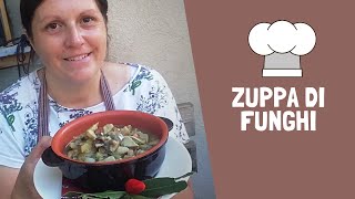 Zuppa di funghi misti e patate RUSTICA e SALUTARE [upl. by Lucais]