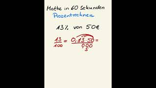 Prozentrechnen leicht gemacht mathe mathetipps [upl. by Hammock]