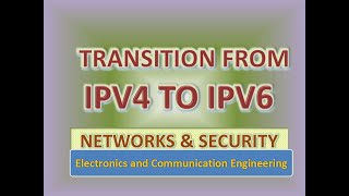 Transition from IPv4 to ipv6 [upl. by Ardis]