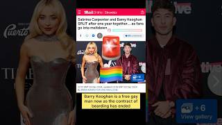 The contract between Sabrina Carpenter and Barry Keoghan has ended sabrinacarpenter barrykeoghan [upl. by Eralcyram]