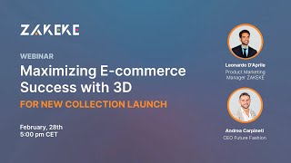 WEBINAR Maximizing E Commerce Success with 3D Technology [upl. by Dulcine]