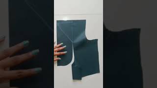 Back Nack blouse design diyscrunchie saree shorts youtube ytshorts fashion song [upl. by Thomajan274]