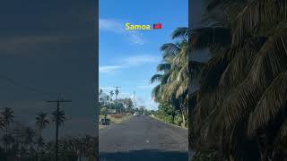 Driving along Samoa’s beautiful south coast 🇼🇸 driving pov chogm samoa 685 samoa685 travel [upl. by Yalahs]