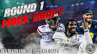 GET READY for the 2025 NFL Draft Round 1 Mock Draft [upl. by Eerrehs]