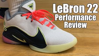 IS THIS THE BEST LEBRON SHOE EVER LEBRON 22 PERFORMANCE REVIEW [upl. by Linc]