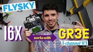 FlySky i6X and GR3E Binding Failsafe iA6B Comparison [upl. by Neeruan]