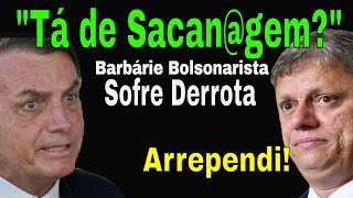 PANCADA BOLSONARISMO RECUA SOCIEDADE VENCE TARCÍSIO NA PAREDE NIKOLAS QUER PIORAR MITO NA CADEIA [upl. by Vernita]