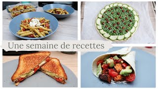 Une semaine de recettes végétariennes faciles amp rapides [upl. by Rosabelle]