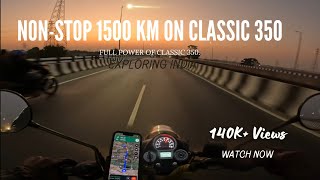 Delhi to Siliguri on classic 350 reborn long ride Faster than Rajdhani  Classic 350 long Ride [upl. by Llednyl]