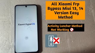 Redmi Note 11 Frp Bypass Miui 14  All Xiaomi HyperOs 13 14 Frp Bypass Easy Method 2024 [upl. by Viradis799]