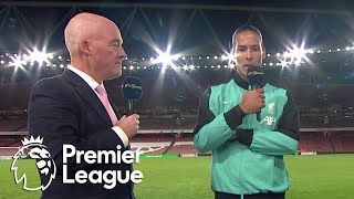 Liverpools Virgil van Dijk believes draw was a fair result v Arsenal  Premier League  NBC Sports [upl. by Stephana]