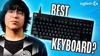 Using Logitech Gs NEW RAPID Keyboard [upl. by Chaiken950]