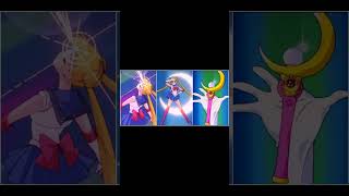 Sailor Moon Transformation Sequences anime animeedit edit animeshorts sailormoon manga [upl. by Lewls]