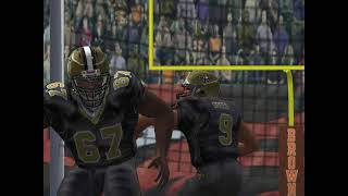 Madden NFL 08 PC saints vs browns no rain CBS mod [upl. by Nahtanoy332]