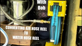 Converting An Air Hose Reel Into A Water Hose Reel  DIY With Bob Season 3 [upl. by Ambie680]