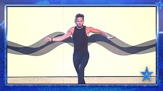 Este FRANCÉS te hará FLIPAR con su BAILE entre PROYECCIONES  Semifinal 4  Got Talent España 2019 [upl. by Surtemed]