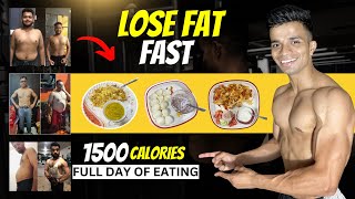 STRICT 1500 Calories Diet For FASTER FAT LOSS  Full Day Of Eating [upl. by Gnem]