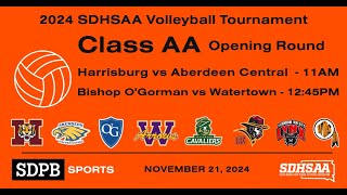 2024 SDHSAA Volleyball Championships Class AA Opening Round  SDPB Sports [upl. by Hebel510]