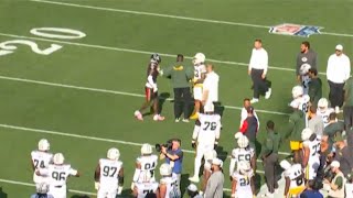 Stefon Diggs Jaire Alexander HEATED Altercation amp Scuffle in Pregame Warmups [upl. by Wilson]