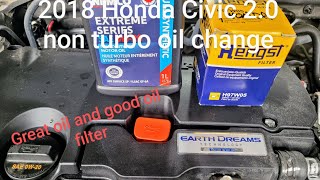 Honda Civic oil change [upl. by Nnahtur]