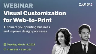 WEBINAR Visual Customization for WebtoPrint [upl. by Reseta]