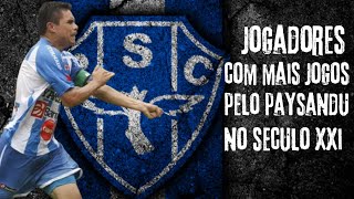 jogadores com mais jogos pelo paysandu no seulo XXI [upl. by Namas]