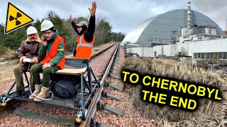 ☢️Storming the Chernobyl reactor by DRAISINE on railway 😱 The end [upl. by Barrington573]